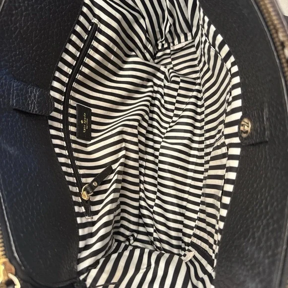 Kate Spade Textured Black Satchel - Picture 2 of 4